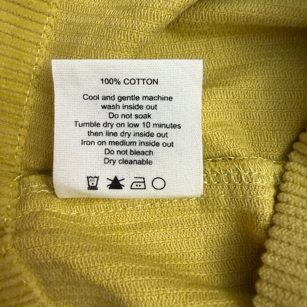 Arthur Apparel Corduroy Crop Short Sleeve Tee Size 12 - Picture 7 of 8